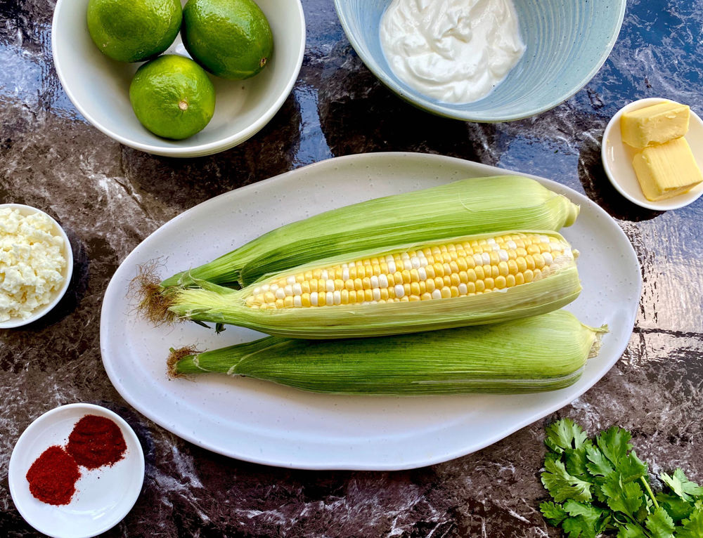 Ingredients For Mexican Street Corn